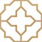 Ekena Millwork 66 56W x 66 56H x 38T Large Laird Decorative Fretwork Wood Ceiling Panels, Wood Paint Grade CELW67X67X0375LRDMF - alternate 4